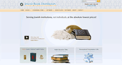 Desktop Screenshot of jewishbookdistributors.com